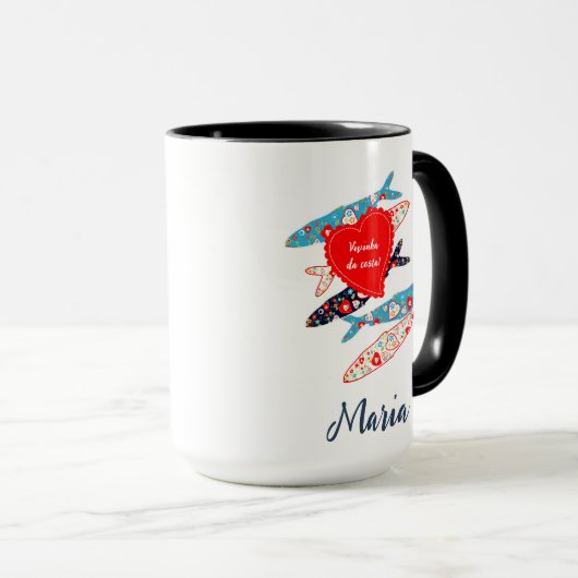 Portugese sardines mok (Voorkant rechts)