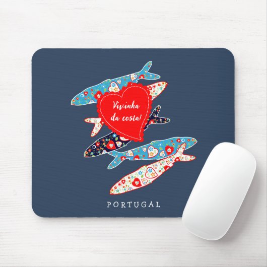Portugese sardines muismat (Met muis)
