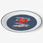 Portugese sardines papieren bordje (Gekanteld)