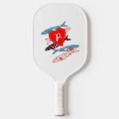 Portugese sardines pickleball paddle (Voorkant)