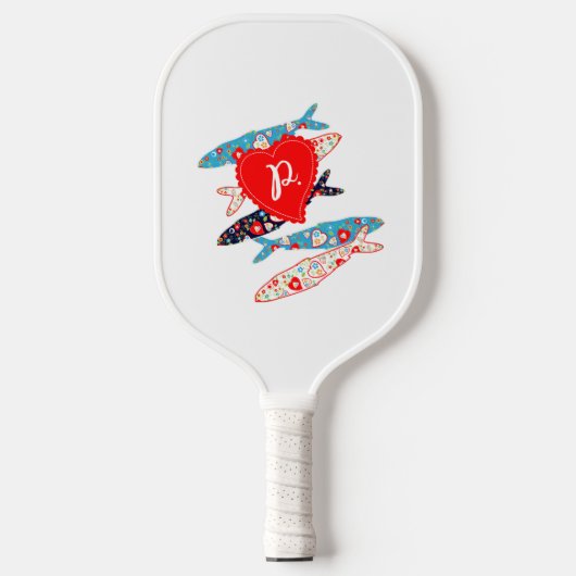 Portugese sardines pickleball paddle (Voorkant)