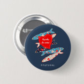 Portugese sardines ronde button 5,7 cm (Voorkant /achterkant)