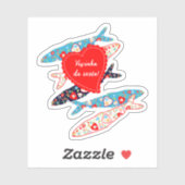 Portugese sardines sticker (Vel)