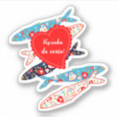 Portugese sardines sticker (Voorkant)