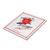 Portugese sardines tegeltje (Zijkant)