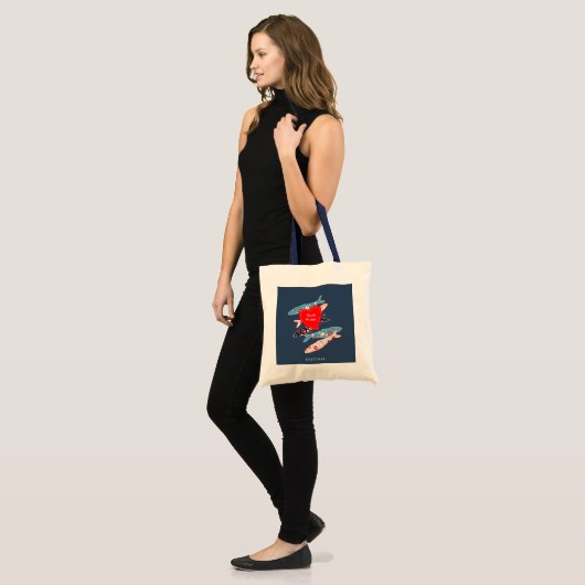 Portugese sardines tote bag (Voorkant (model))