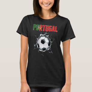 portugese sporters - portugese Football in krac T-shirt