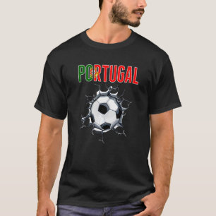 portugese sporters - portugese Football in krac T-shirt
