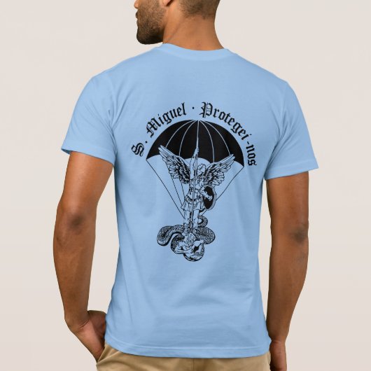 Portugese St. Michael de Aartsengel T-shirt (Achterkant)