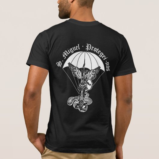Portugese St. Michael de Aartsengel T-shirt (Achterkant)