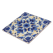 Portugese stijl schattig patroon tegeltje (Zijkant)