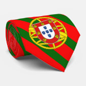 Portugese Stropdassen, mode Portugese vlag Stropdas (Opgerold)