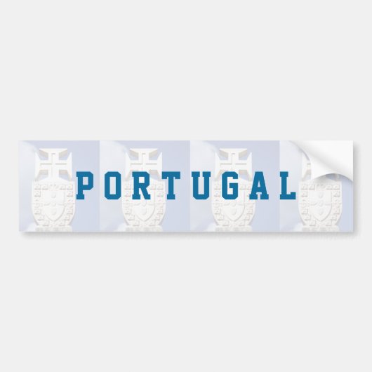 Portugese symbolie bumpersticker (Voorkant)