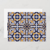 Portugese tegel briefkaart (Voorkant / Achterkant)