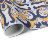 Portugese tegel cadeaupapier (Rol Hoek)