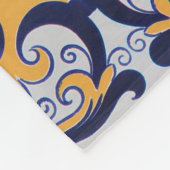 Portugese tegel fleece deken (Hoek)
