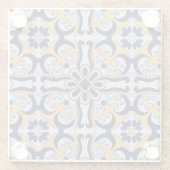 Portugese tegel glazen onderzetter (Achterkant)