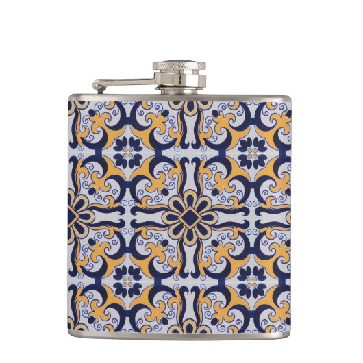 Portugese tegel heupfles (Voorkant)