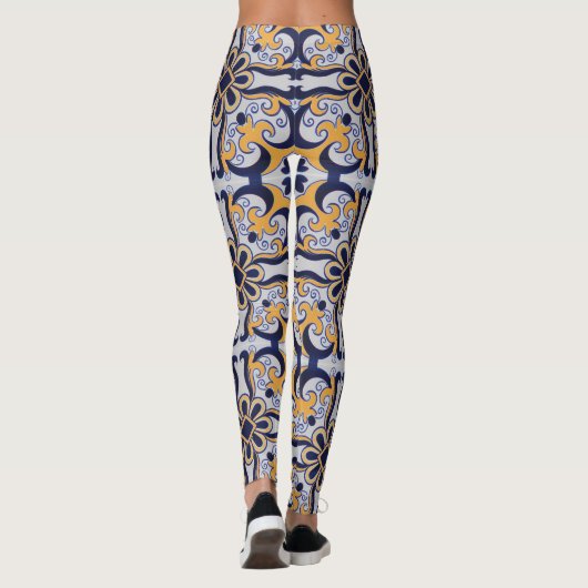 Portugese tegel leggings (Achterkant)