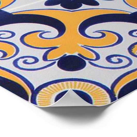 Portugese tegel poster (Hoek)