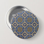 Portugese tegel ronde button 7,6 cm (Voorkant /achterkant)
