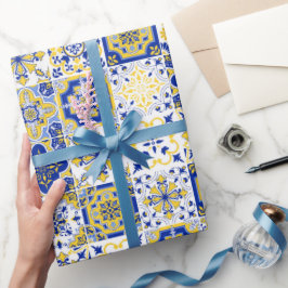 Portugese Tegelpatroon Cadeaupapier