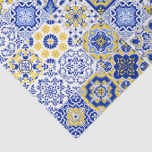 Portugese Tegelpatroon Tissuepapier (Detail)