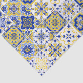 Portugese Tegelpatroon Tissuepapier (Detail)