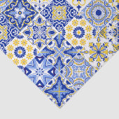 Portugese Tegelpatroon Tissuepapier (Detail)