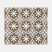 Portugese tegels 3 fleece deken (Voorkant (Horizontaal))