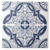 Portugese tegels,azulejo,blauwe tegels tegeltje (Voorkant)