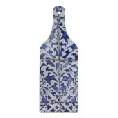 Portugese tegels - Azulejo Blue en White Floral Snijplank (Voorkant)