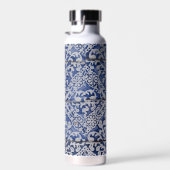 Portugese tegels - Azulejo Blue en White Floral Waterfles (Rechts)