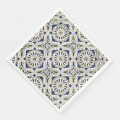 Portugese tegels - Azulejo Colorful Geometric Servet (Hoek)