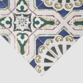 Portugese tegels - Azulejo Colorful Geometric Tissuepapier (Detail)