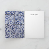 Portugese Tegels - Azulejo Moederdag Holiday Kaart (Binnen)