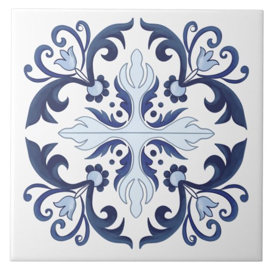 Portugese tegels,azulejo tegeltje (Voorkant)