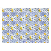 Portugese tegels, blauwe tegels, azulejo-tabel tafelkleed (Voorkant (Horizontaal))