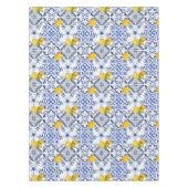 Portugese tegels, blauwe tegels, azulejo-tabel tafelkleed (Voorkant)