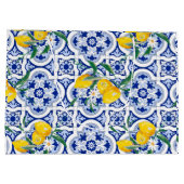 Portugese tegels, citroenen, vruchten, zomerkunst groot cadeauzakje (Achterkant)