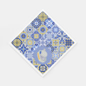 Portugese Tegels en sardines Servet (Hoek)