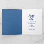 Portugese tegels familiefoto fotolijst kerstkaart kaart (Binnen)