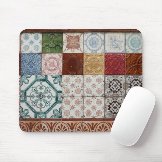 Portugese tegels muismat (Met muis)