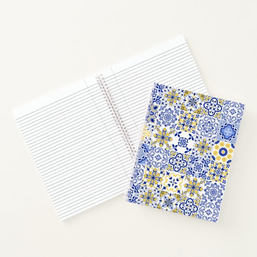Portugese Tegels Patroon Notitieboek (Binnen)