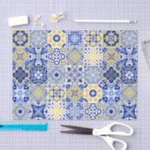 Portugese Tegels Patroon Tissuepapier (Craft)