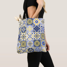 Portugese Tegels Patroon Tote Bag