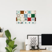 Portugese tegels poster (Thuiskantoor)