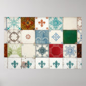 Portugese tegels poster (Voorkant)