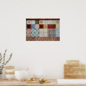 Portugese tegels poster (Keuken)