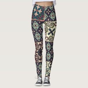 Portugese Tegels: Talavera stijl naadloos Leggings